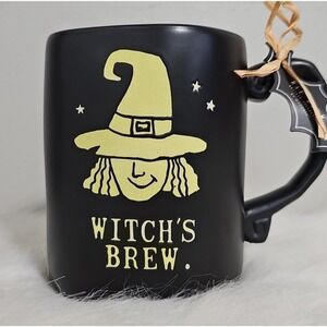 Rae Dunn Witch's Brew Halloween Green Witch Head Hat Mug Coffee Tea Cup 2025 NWT